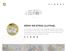 Tablet Screenshot of lillytime.com